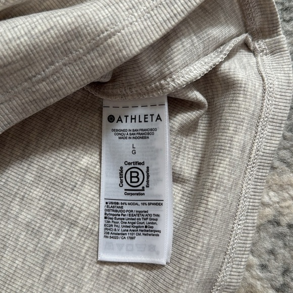 Athleta Ribbed Henley - Picture 4 of 8